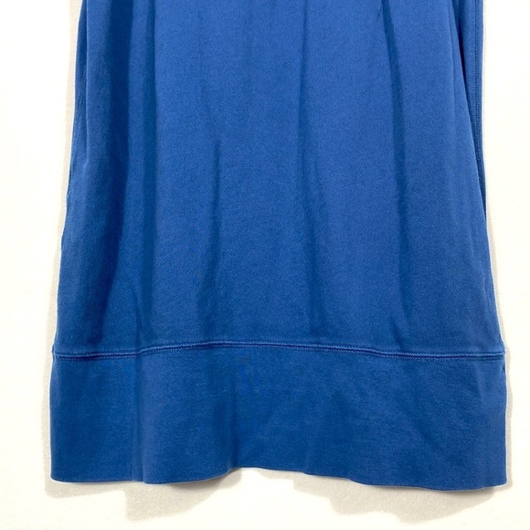 J Crew Puff Sleeve Sweatshirt Dress Blue Size Medium - Picture 13 of 13